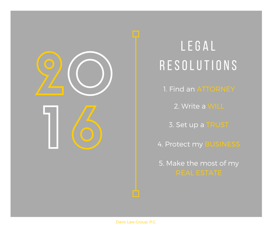 Make Your 2016 Legal Resolutions