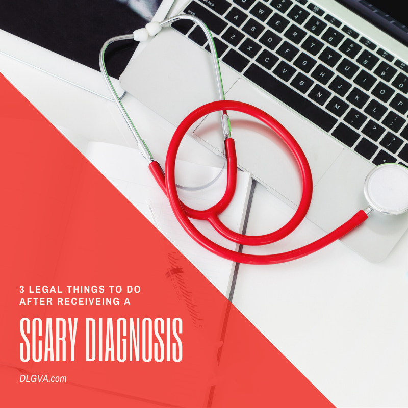 3 things to do after scary diagnosis by Davis Law Group