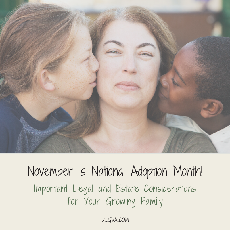 November is National Adoption Month!